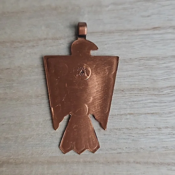 Vintage Copper Eagle Pendant - Picture 3 of 5